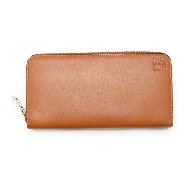 LOEWE 財布 コピー ラウンドファスナー長財布　カーフレザー TAN 109N54.F13